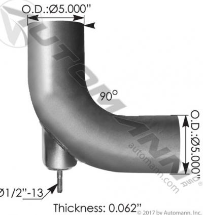 Freightliner Columbia 120 Elbow - A0417476000