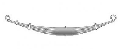 Ford FORD F350SD Pickup Leaf Spring, Rear - F81A5560BE