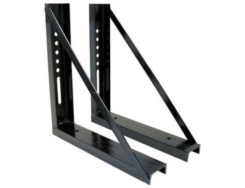 Buyers 1701010 18x24 Inch Welded Black Structural Steel Mounting Brackets