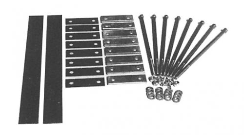 Pro-Tech 10-9407 Headache Rack (Cab Rack): Limited Space Cab Rack Mounting Kit; Two J-Hooks And Four 19" Bolts
