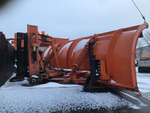 USED Rsp Snow Plow: 11' X 48", Full Trip Plow W/ Bolt On Cutting Edge Style (Does Not Include Cutting Edge), Truck Receiver Sold Separate,  Rsp-11-48, S/N P0016