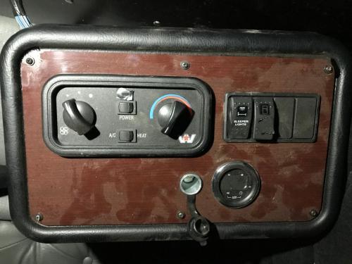 2018 Western Star Trucks 5700 Control: Woodgrain Panel W/ Controls Only, Does Not Include Outer Bezel