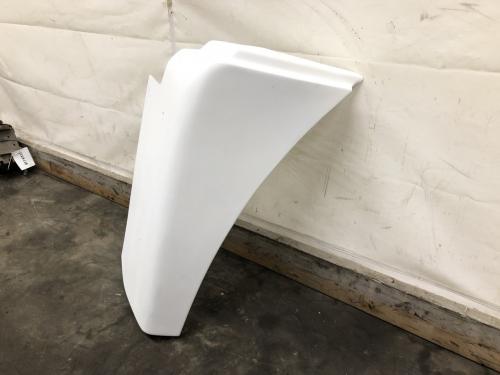 Freightliner FLD120 Right White Extension Fiberglass Fender Extension (Hood): Rh Fender Extension Fld-120