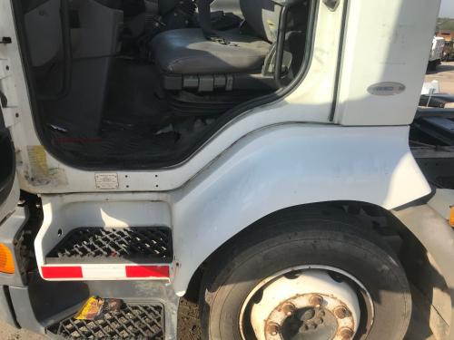 2002 Mack FREEDOM White Left Cab Cowl: Poly Cowl W/ Cab Entry Step, Cracked