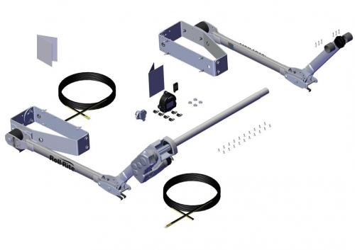 Electric Tarp Conversion: Roll-Rite 550gtx, Dual Arm, External Pivot, Rf Wireless Controller- 12v