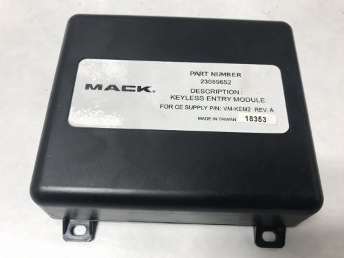 2020 Mack AN (ANTHEM) Electrical, Misc. Parts: P/N 23089652