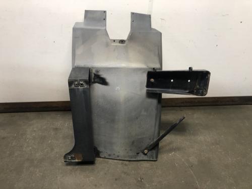 2003 Mack CX Left Grey Extension Poly Fender Extension (Hood): Has One Cracked Bolt Hole