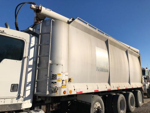Feedbody: 26' X 102" Aluminum Feed Body, W/ Roll Up Door And Auger, 2 Cracked Cross Member Mounts, Does Not Include Lift Gate