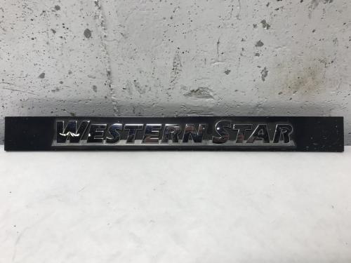 2014 Western Star Trucks 4700 Western Star Dash Insert Badge