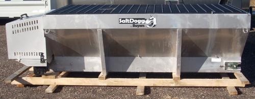 Ice Control: Saltdogg? 2.0 Cubic Yard Gas Stainlesssteel Hopper Spreader -Extended Chute