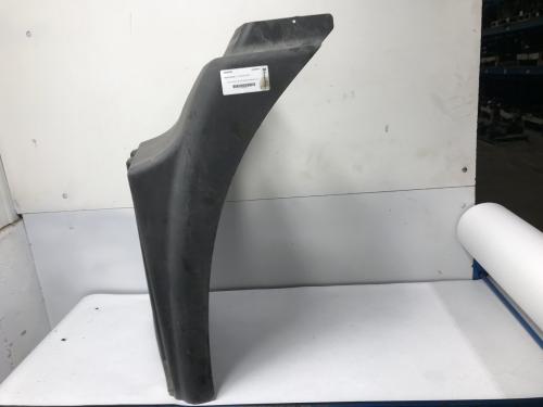 2012 Mack CXU Right Black Extension Poly Fender Extension (Hood): Does Not Include Bracket