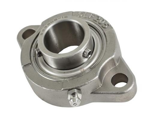 Replacement 2-Hole 1 Inch Flanged Stainless Steel Auger Bearing For Saltdogg? Shpe Series Spreaders