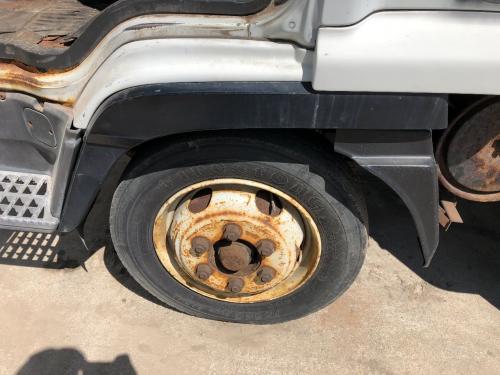 2000 Gmc T5500 Left Black Flare Poly Fender Extension (Hood): Flare Only, No Bracket, Does Not Include Extension, Bolts To Cab, Does Not Include Body Panel