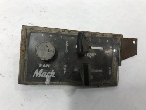 1975 Mack DM600 Heater & AC Temp Control: 1 Knob, 2 Slides