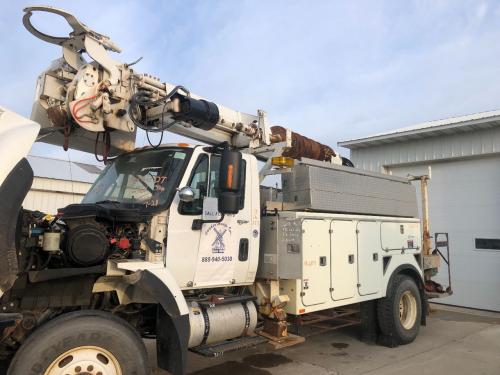 Cranes / Booms, Altec Dm47b: With  Roll Over , Unknown Damage, As Is, As Shown W/ Service Body, Does Not Include Black Boom Drive Motor