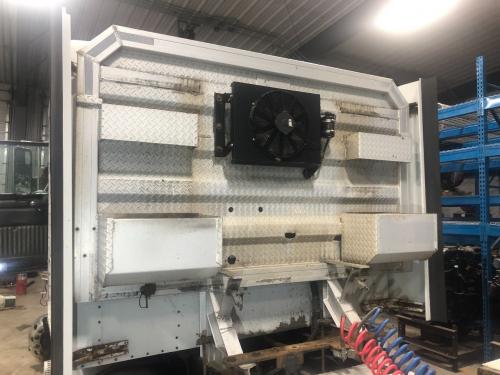 1997 Kenworth T800 Headache Rack (Cab Rack): Aluminum, Top Panel 53" Tall X 86" Wide, Chain Boxes, Center To Center Of Legs Is 34"