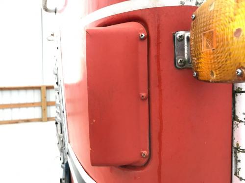 1977 International 4070B Red Left Cab Cowl: Small Crack Along Top Edge