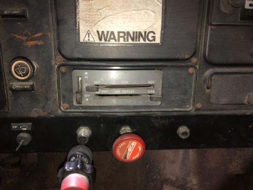 1984 International S1700 Heater & AC Temp Control: Fan Speed Switch, Heater On/Off Switch, Def/Air Outlet/Cab Switch | P/N -