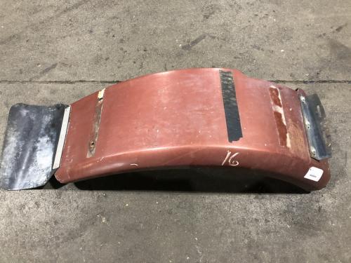 1995 Volvo WX Right Brown Extension Fiberglass Fender Extension (Hood): Does Not Inlude  Bracket