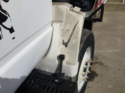 1998 Gmc C7500 Right White Extension Fiberglass Fender Extension (Hood): Does Not Include Bracket