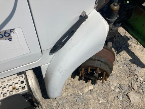 1999 Volvo WAH Right White Extension Composite Fender Extension (Hood): No Bracket Small Scuff On Edge Scratched Near Front Lip