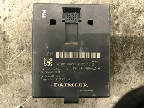 2013 Freightliner CASCADIA Electronic Chassis Control Modules | P/N A06-74995-005 | Central Gateway Temic