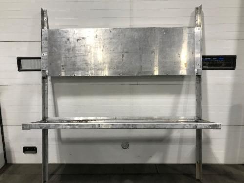 Aluminum Fold Away Trailer Shelves, H 90.5", L 82", Shelf Measurements, Depth 22.5", Length 78