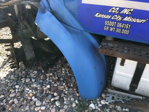 2006 Sterling L9501 Left Blue Extension Fiberglass Fender Extension (Hood): Does Not Include Bracket, Mount For Bracket Is Cracked, Will Need Repair Prior To Install