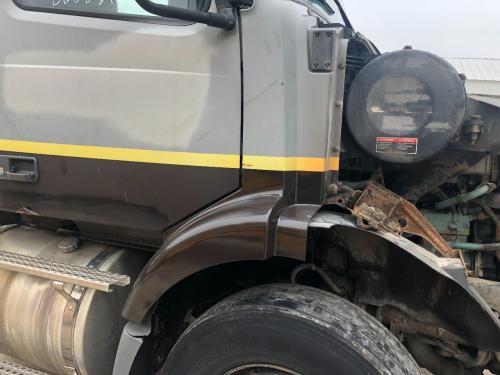 2006 Volvo VNM Right Brown Extension Fiberglass Fender Extension (Hood): Does Not Include Brackets
