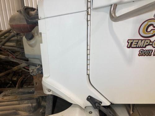 2006 Freightliner COLUMBIA 120 White Left Cab Cowl: Cracking By Door Hinge