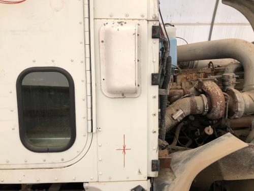 1989 International 9300 White Right Cab Cowl: Small Hole