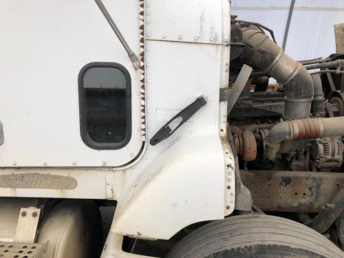 1994 Freightliner FLD112 White Right Extension Cowl: W/ Rod Brackets, Rivets To Cowl, Minor Paint Cracking/ Peeling