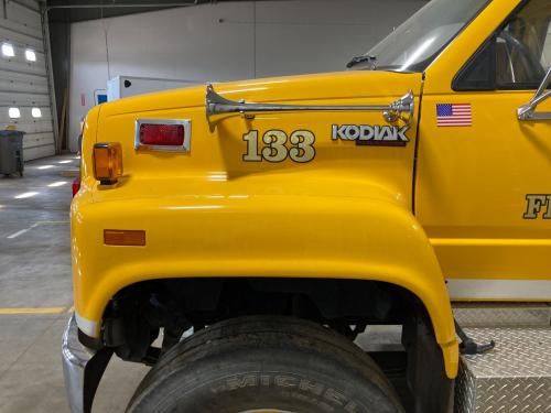 Hood, 1993 Chevrolet KODIAK : Yellow