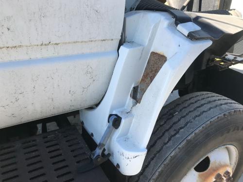 1996 Gmc TOPKICK Right White Extension Fender Extension (Hood): Does Not Include Bracket, Starting To Crack On Inside Towards The Bottom