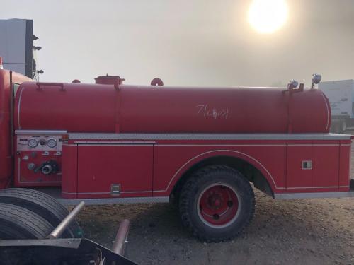 Tanker: Fire Truck Tank With Tool Boxs On Each Side