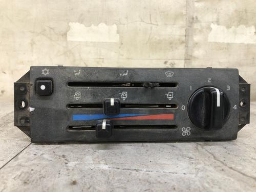 1999 Volvo VNM Heater & AC Temp Control: 3 Slides, 1 Button, 1 Knob, Does Not Include Top Knob