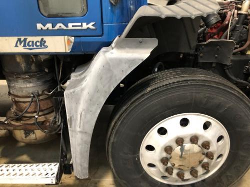 2008 Mack CXU Right Black Extension Poly Fender Extension (Hood): Does Not Include Bracket
