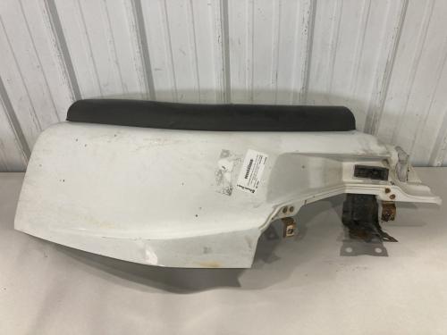 2004 Sterling L9513 Left White Extension Fiberglass Fender Extension (Hood): Does Not Include Bracket, Has Wear On Top From Hood