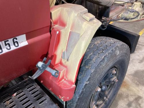 1991 Gmc TOPKICK Right Red Extension Fiberglass Fender Extension (Hood): Does Not Include Bracket