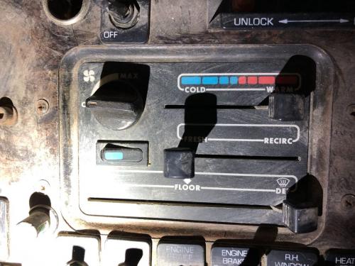 1994 Volvo WIA Heater & AC Temp Control: 3 Sliders, 1 Knob, 1 Button