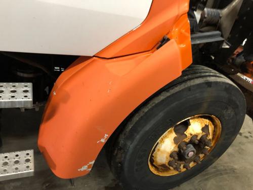 2007 Sterling L7501 Right Orange Extension Fiberglass Fender Extension (Hood): With Brackets, Has Some Scuffs And Scratches