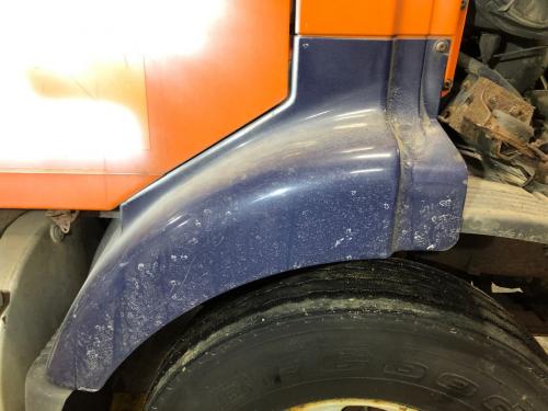 2001 Volvo VNM Right Blue Extension Fiberglass Fender Extension (Hood): Does Not Include Bracket