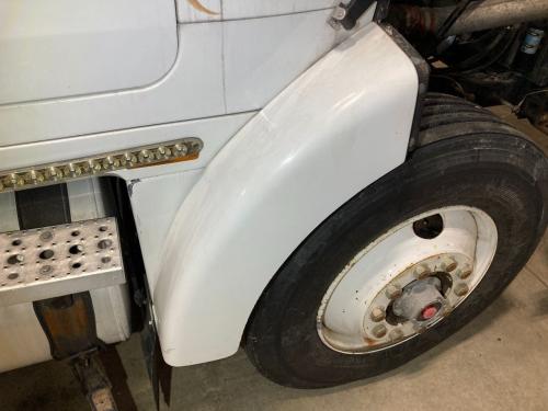 1992 Volvo WIA Right White Extension Fiberglass Fender Extension (Hood): Does Not Include Bracket