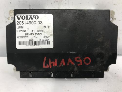 2005 Volvo VNL Light Control Module | P/N 20514900-03 | Volvo Lcm W/ 4 Plugs