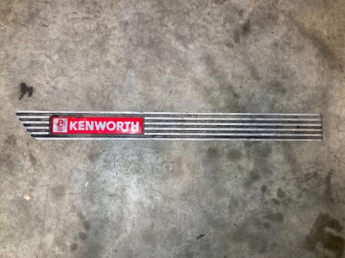 2014 Kenworth T680 Interior Door Sill Plate Kw Logo