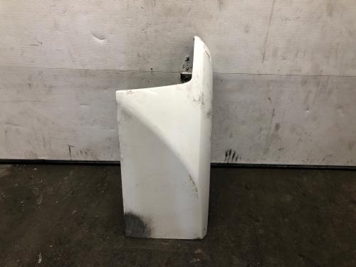 2015 Peterbilt 579 Right White Extension Composite Fender Extension (Hood): Does Not Include Bracket