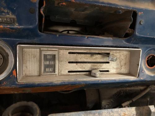 1969 Chevrolet C50 Heater & AC Temp Control: Heater Control, 3 Slides, Missing Center Slide