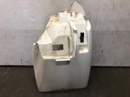 2004 International 4300 Right White Extension Fiberglass Fender Extension (Hood): Does Not Include Brackets