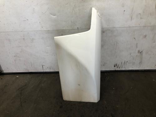 2018 Peterbilt 579 Right White Extension Composite Fender Extension (Hood): Does Not Include Bracket