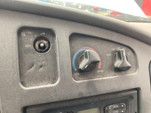 2007 Ford E350 CUBE VAN Heater & AC Temp Control: Missing Fan Knob; Little Dents In Panel